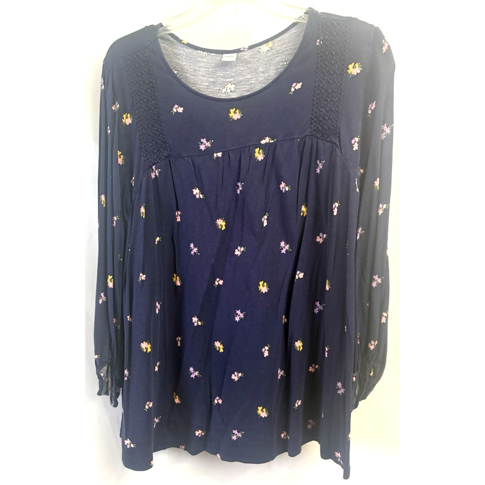 lot of 4 Old Navy Women's Size XL Tops Floral Bohemian - Picture 2 of 13